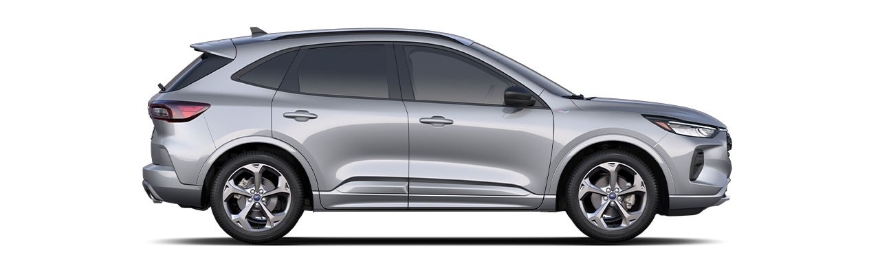 2023 Ford Escape Hybrid, Sporty Exterior Design SUV in Iconic Silver Metallic
