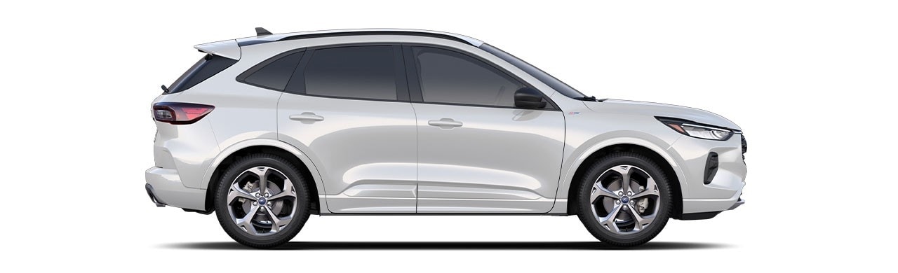 2023 Ford Escape Hybrid, Sporty Exterior Design SUV in Oxford White