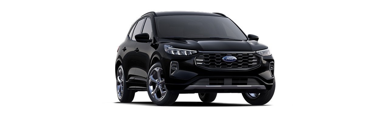 Ford Escape 2025, SUV en color Agate Black Metallic, disponible en Puerto Rico