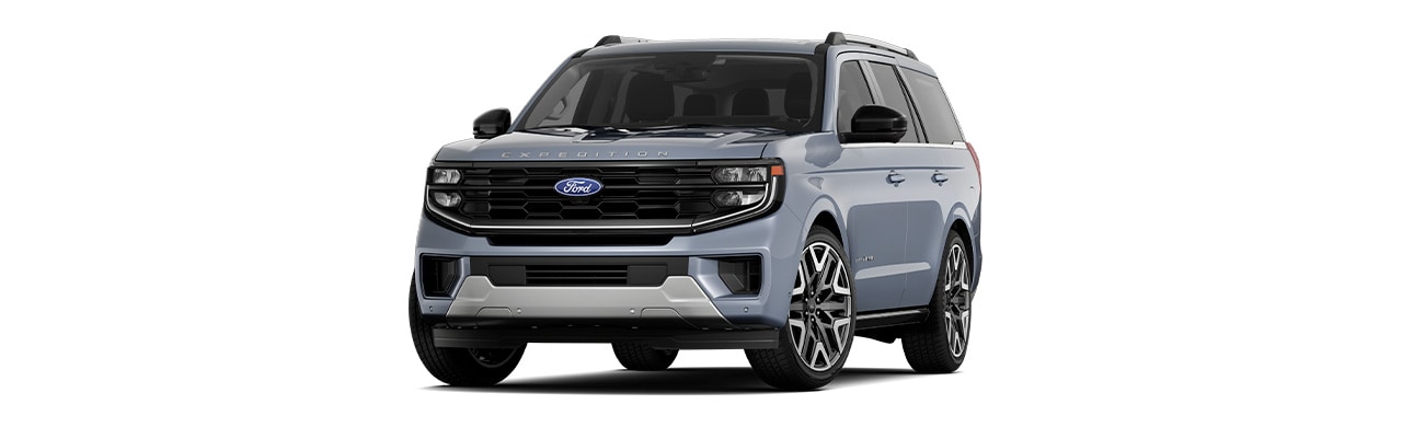 Ford Expedition 2025, SUV en color Glacier Gray Metallic, disponible en Puerto Rico