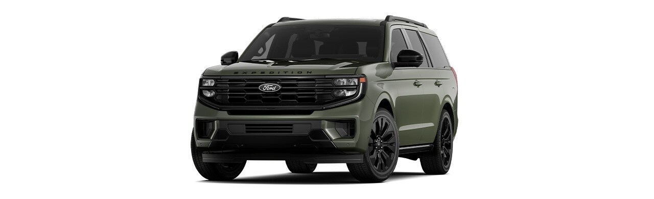 Ford Expedition 2025, SUV en color Wild Green, disponible en Puerto Rico
