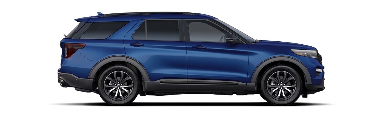 Encuentra Atlas Blue y los demás colores disponibles  de la SUV Ford Explorer