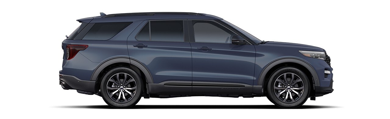 Encuentra Blue azul oscuro y los demás colores disponibles de la SUV Ford Explorer