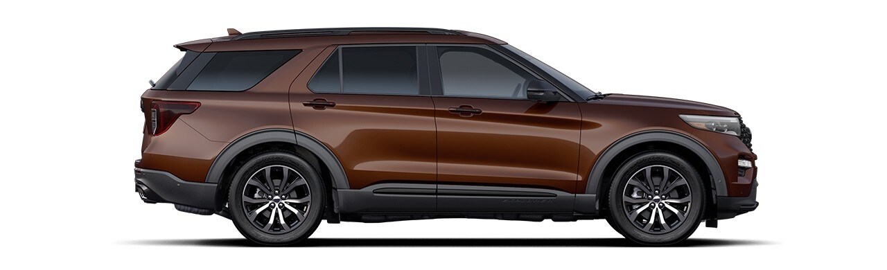 Rich Copper Metallic Tinted Clearcoat Cobre y los demás colores disponibles de la SUV Ford Explorer