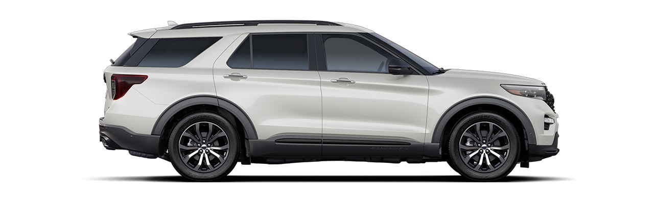 Encuentra Star White Metallic Tricoat y los demás colores disponibles de la SUV Ford Explorer
