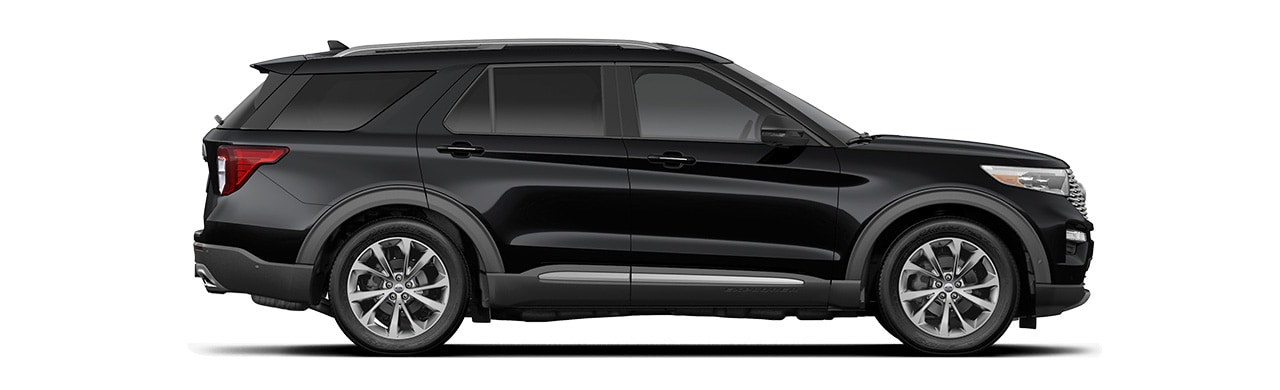 Ford Explorer 2023, SUV de Gran Desempeño y Dinamismo en color Negro Agate Black