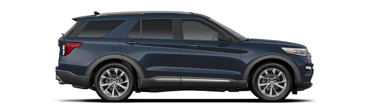 Ford Explorer 2023, SUV de Gran Desempeño y Dinamismo en color Azul Stone Blue