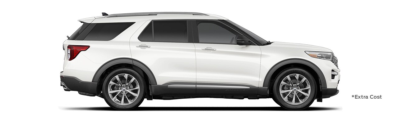 2023 Ford Explorer Dynamic High Performance SUV in Star White Metallic