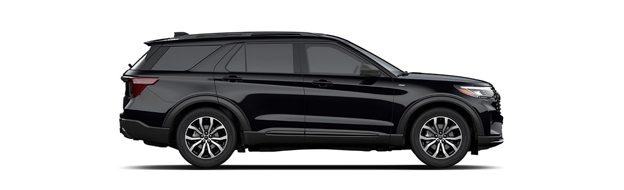 Ford Explorer 2025, SUV de Gran Diseño Exterior en color Agate Black