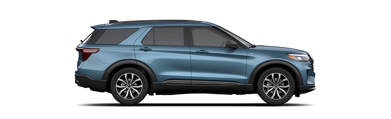 Ford Explorer 2025, SUV de Gran Diseño Exterior en color Vapor Blue Metallic