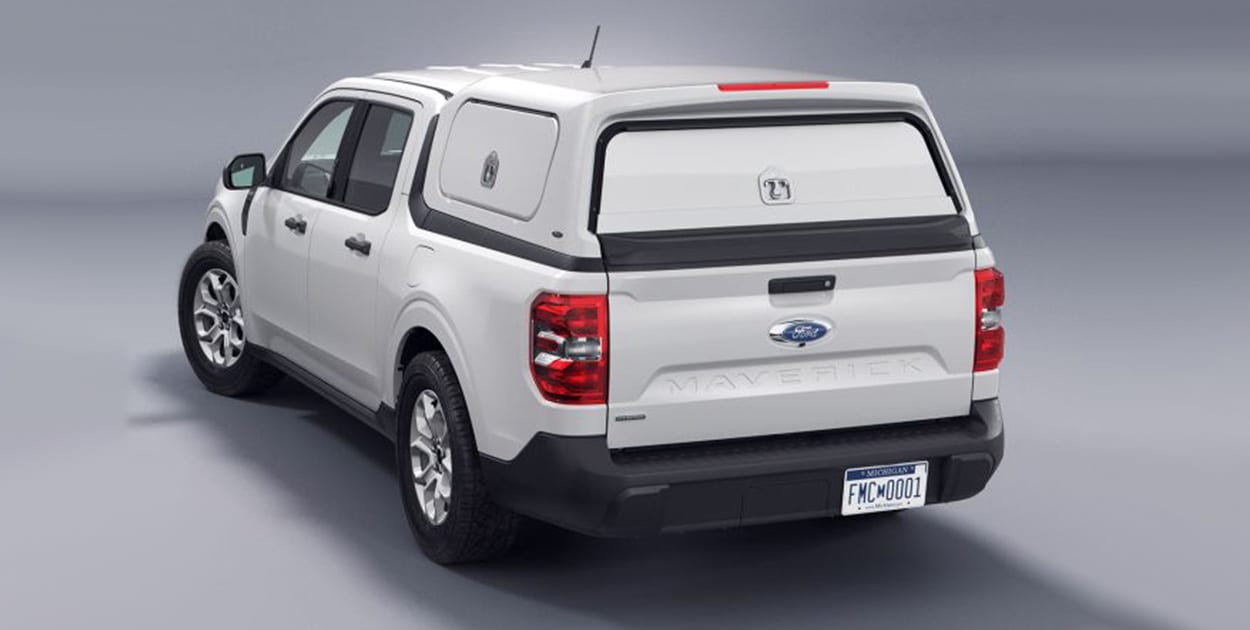 Conoce Accesorios Ford Maverick en PR, Techo para Caja Snugtop Snugpro Fibra de Vidrio, Venta Comercial con Etiqueta