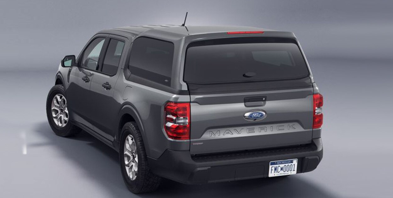 Conoce Accesorios Ford Maverick en PR, Techo para Caja Snugtop Sport Fibra de Vidrio, Venta Minorista con Etiqueta, Gris Carbón