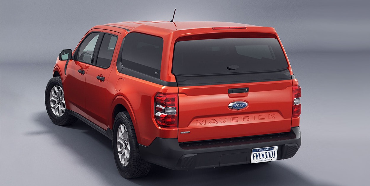 Conoce Accesorios Ford Maverick en PR, Techo para Caja Snugtop Sport Fibra de Vidrio, Venta Minorista con Etiqueta, Rojo Hot Pepper Tc