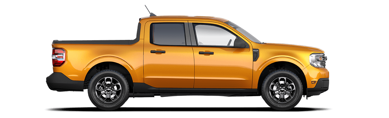 Descubre Ford Maverick 2022 la innovadora Pickup en color Cyber Orange Tri-coat Metallic