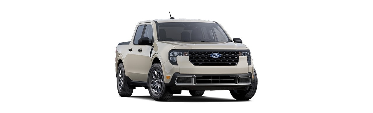 Ford Maverick 2025 XLT, compact Pickup in desert sand color in Puerto Rico