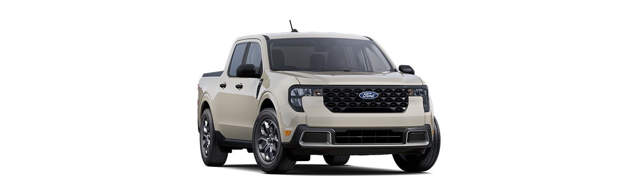 Ford Maverick 2025 XLT, compact Pickup in desert sand color in Puerto Rico