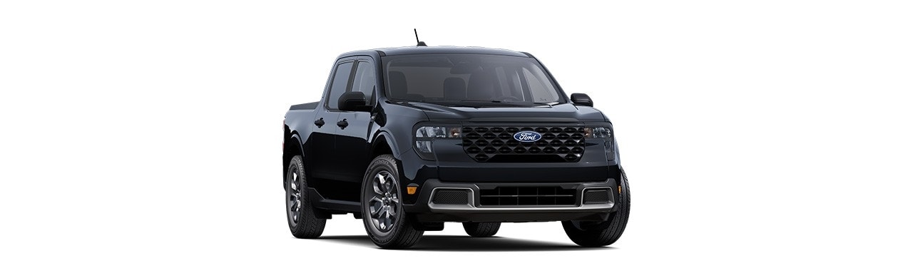 Ford Maverick 2025 XLT, compact Pickup in shadow black color in Puerto Rico