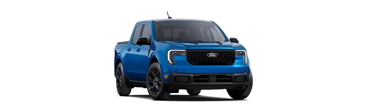 Ford Maverick 2025 Lariat, Pickup compacta en color Azul en Puerto Rico