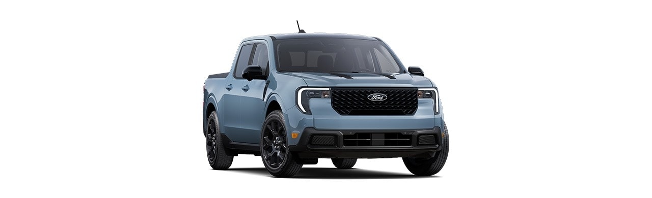 Ford Maverick 2025 Lariat, Pickup compacta en color gris metálico en Puerto Rico