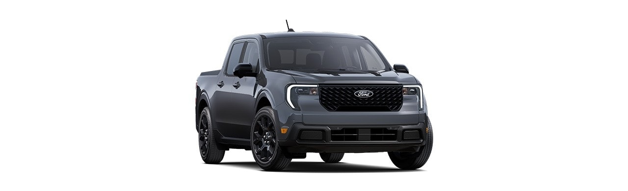 Ford Maverick 2025 lariat, Pickup compacta en color gris metálico en Puerto Rico