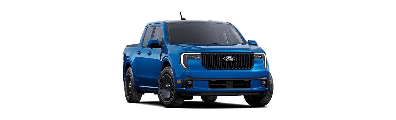 Ford Maverick 2025 Lobo, Pickup compacta en color Azul en Puerto Rico