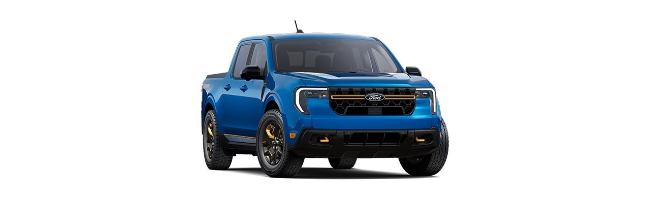 Ford Maverick 2025 Tremor, Pickup compacta en color Azul en Puerto Rico