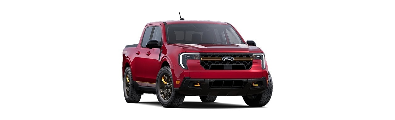 Ford Maverick 2025 Tremor, Pickup compacta en color rojo metálico en Puerto Rico