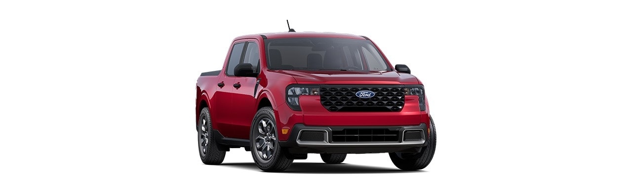 Ford Maverick 2025 XLT, Pickup compacta en color rojo metálico en Puerto Rico