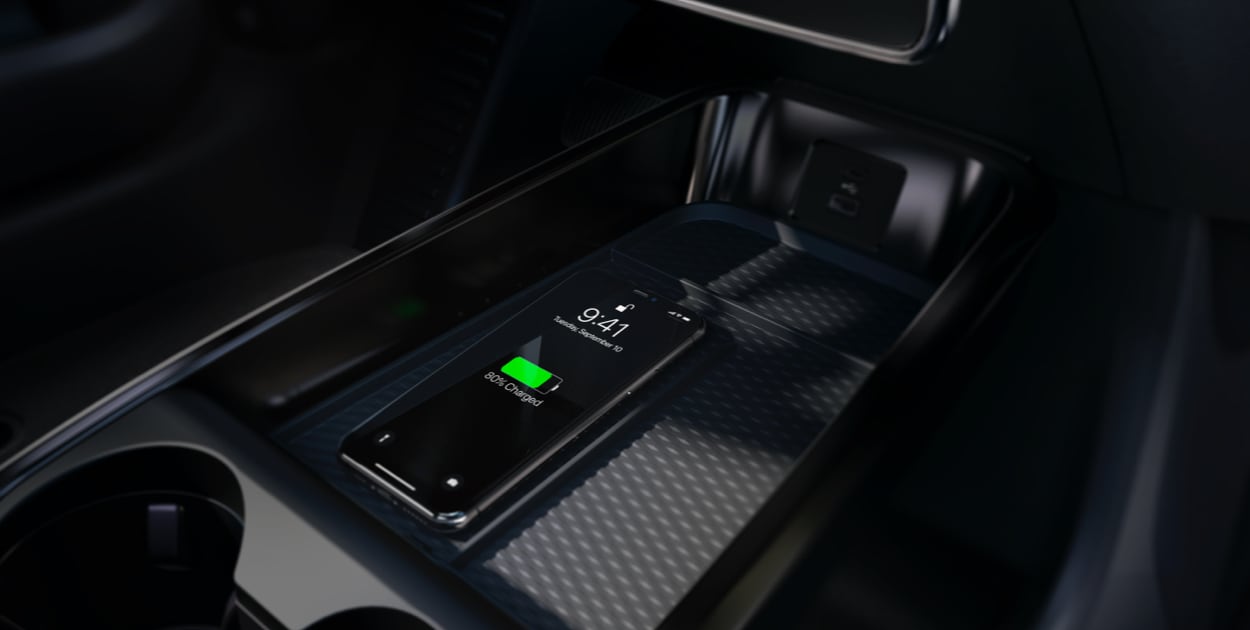Discover the Wireless Charger equipped on the 2022 Ford Mustang Mach-E SUV