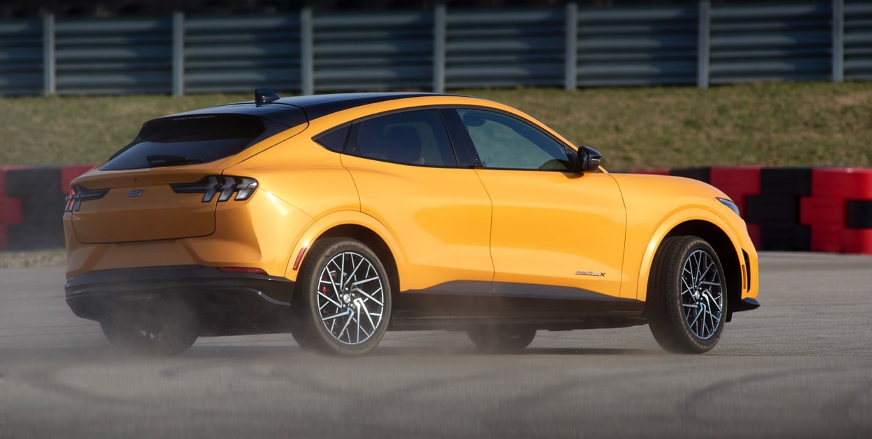 The 2022 Ford Mustang Mach-E is equipped with the MagneRide Active Suspension System. Find out!