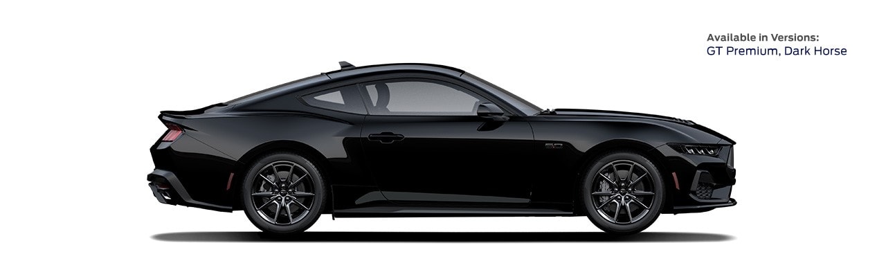 Spectacular Design of the 2024 Ford Mustang Sports Vehicle in Shadow Black