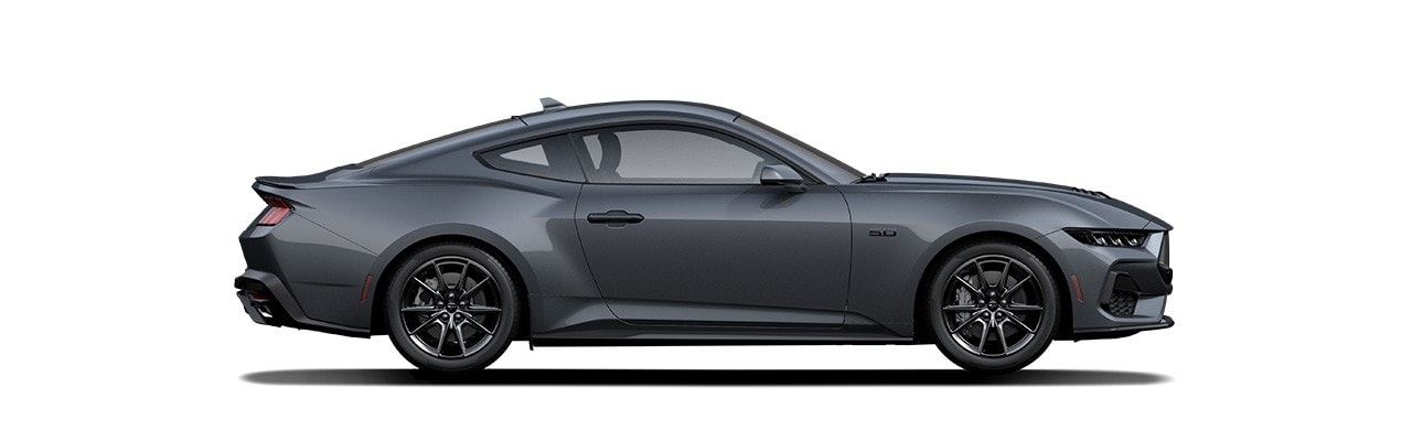 Espectacular Diseño del Vehículo Deportivo Ford Mustang 2024 en color Carbonized Gray Metallic