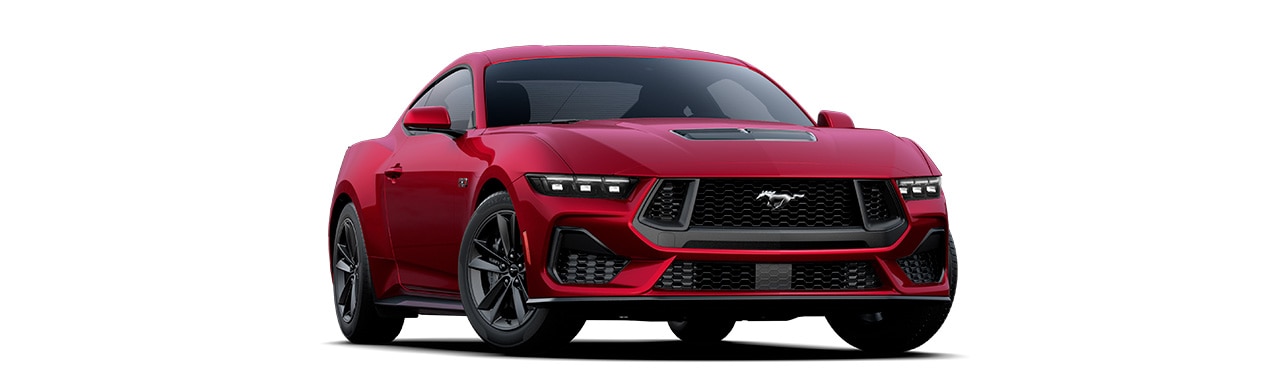 2025 Ford Mustang GT,  Sports Car in color Molten Magenta Metallic Tri-coat in Puerto Rico