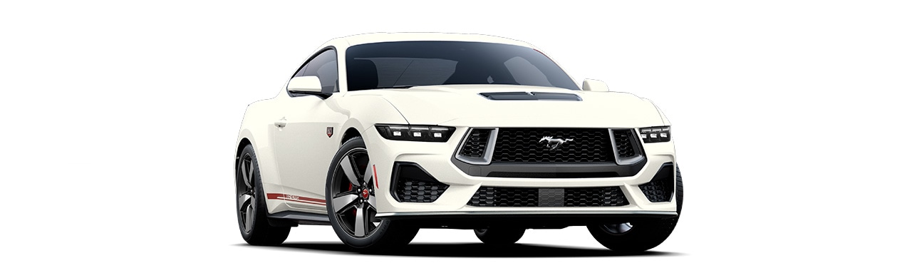 Ford Mustang GT 2025 deportivo en color Wimbledon White en Puerto Rico