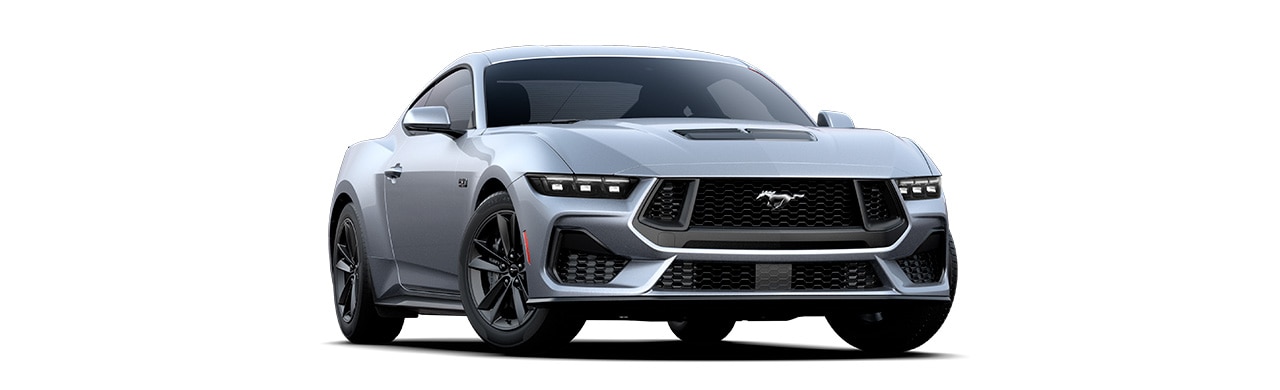 Ford Mustang GT 2025 deportivo en color Iconic Silver Metallic en Puerto Rico
