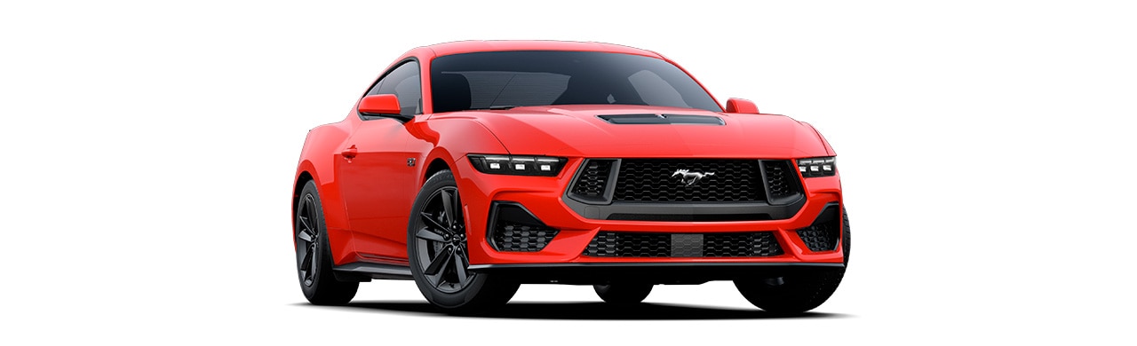 Ford Mustang GT 2025 deportivo en color Race Red en Puerto Rico