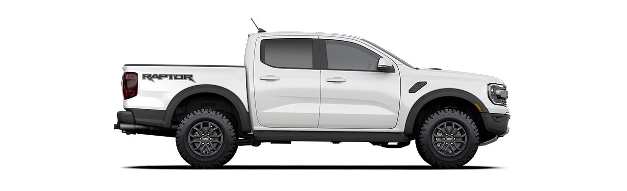 2025 Ford Ranger Raptor, pickup truck with great exterior design in Oxford White
