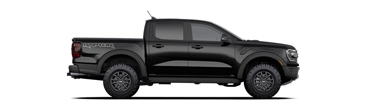 2025 Ford Ranger Raptor, pickup truck with great exterior design in Shadow Black