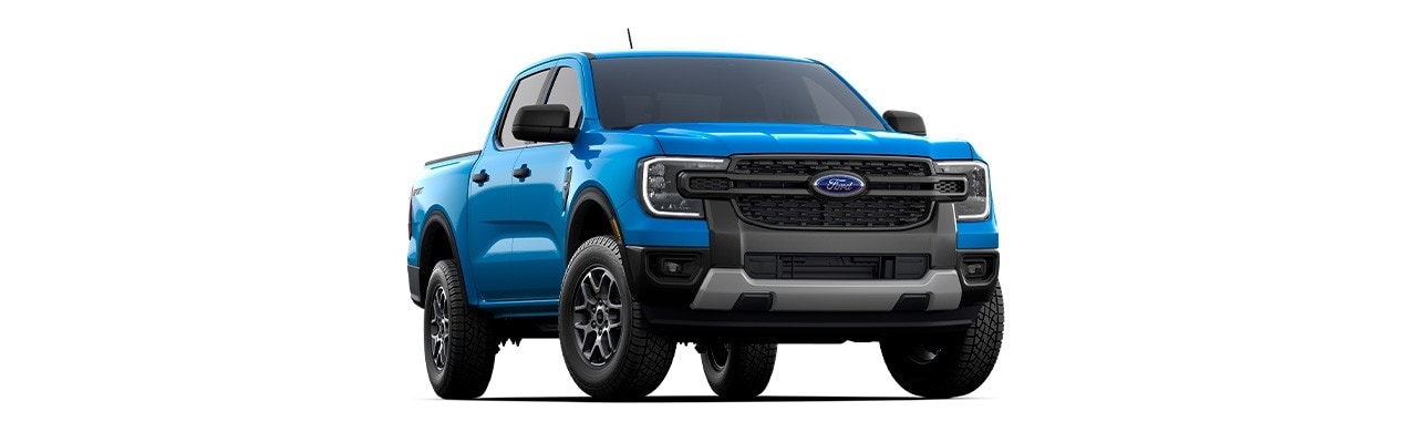 Ford Ranger 2025 XL version, SUV in Velocity Blue Metallic color in Puerto Rico