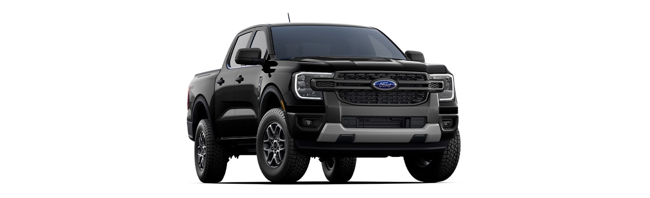 Ford Ranger 2025 versión XL, SUV en color Shadow Black en Puerto Rico