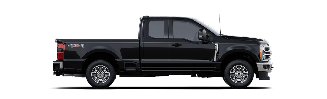 Ford Super Duty F-250 2024, Versión Lariat en Color Agate Black Metallic