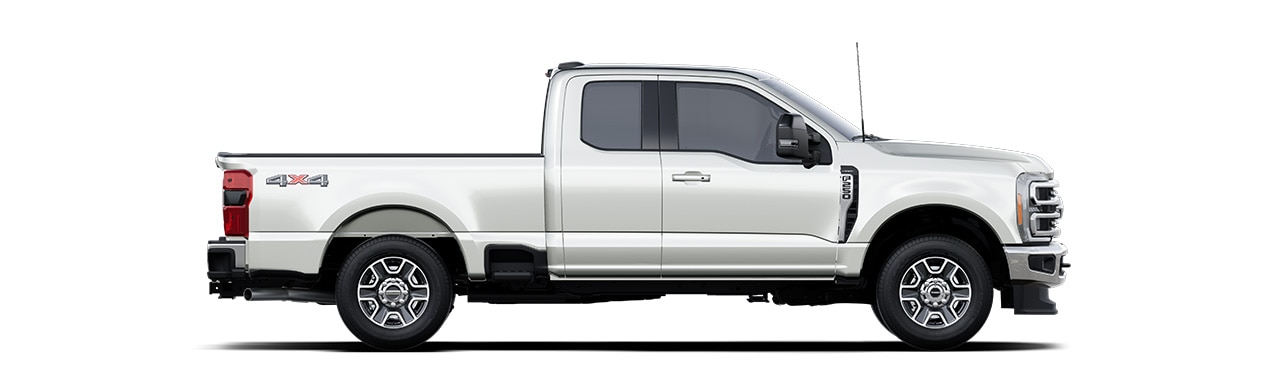 Ford Super Duty F-250 2024, Versión Lariat en Color Star White Metallic Tri-Coat