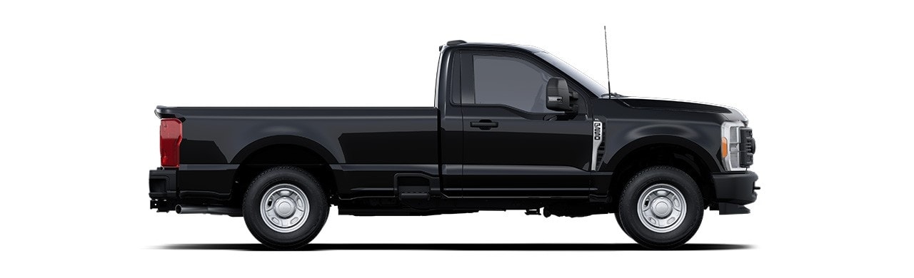 Ford Super Duty F-250 2024, Versión XL en Color Agate Black Metallic