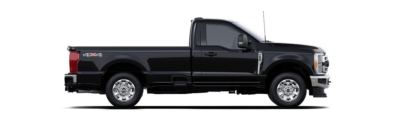 Ford Super Duty F-250 2024, Versión XLT en Color Agate Black Metallic