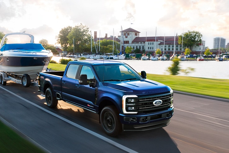 Ford Super Duty F250 pickup includes driver assistance for better journey control