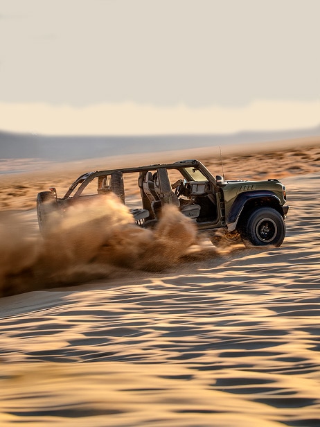 Ford Bronco Raptor 4x4 SUV with safety systems for a more controlled road