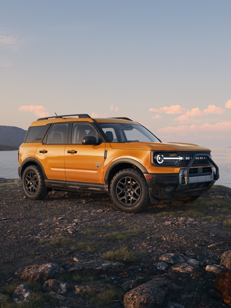 Ford Bronco Sport equipped with driver assists highlighting automatic braking