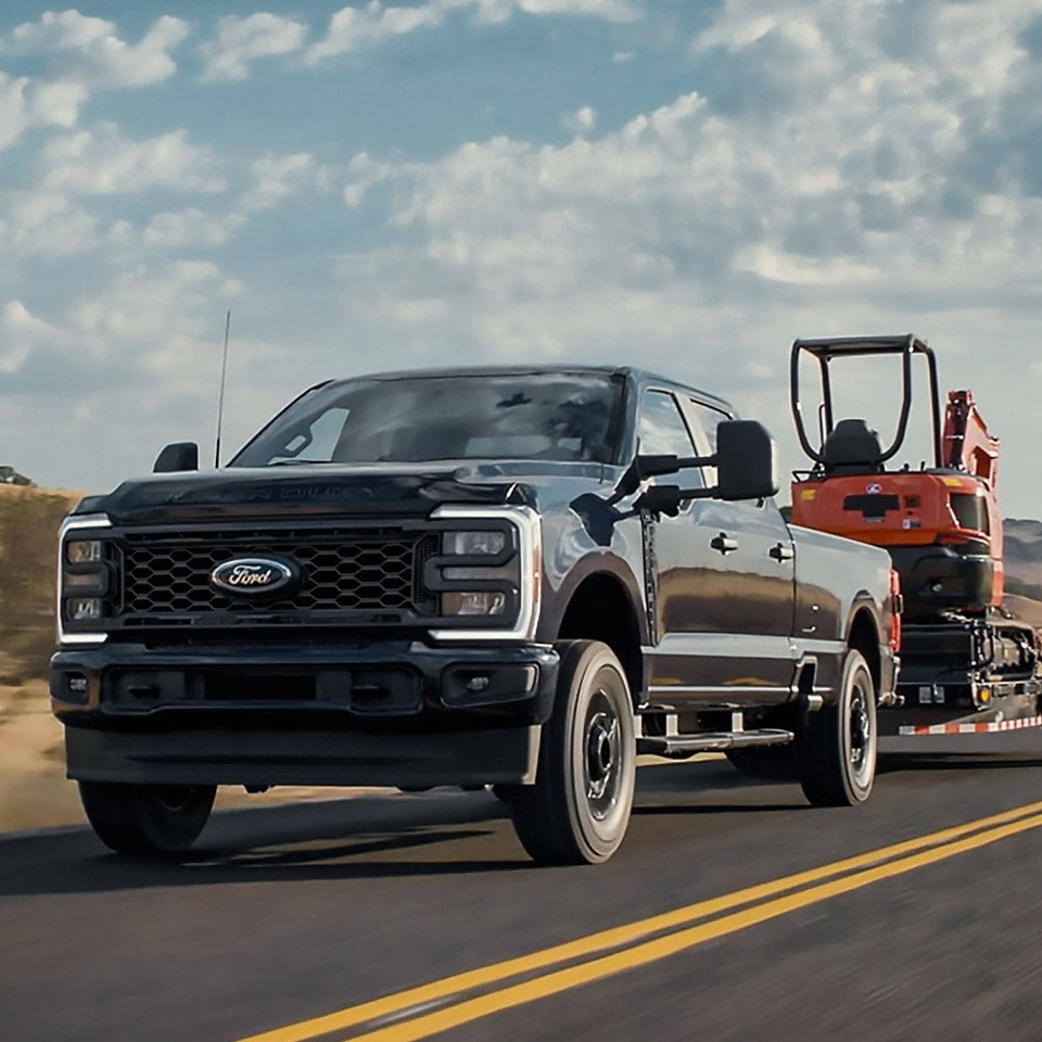 Ford Super Duty F250 work pickup that has the capacity to hitch and tow