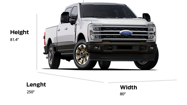 2025 Ford Super Duty F250 King Ranch, check its technical data, available in Puerto Rico
