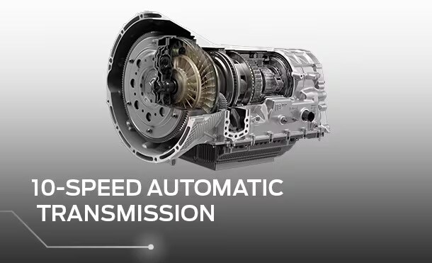 Discover the Ford 10-Speed Automatic Transmission that improves responsiveness